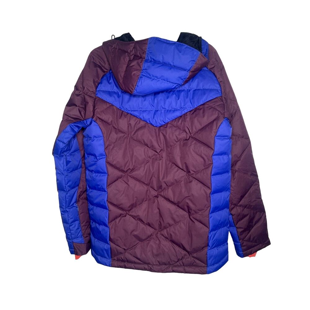 Columbia M Labyrinth Loop Hooded Puffer Ski Jacket $185 Snowboard Coat Blue NEW - Picture 2 of 9